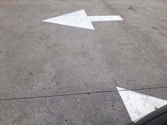 DFW Area Parking Lot Directional Arrows