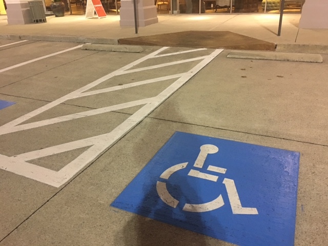 Dallas Handicap Stall Stenciling