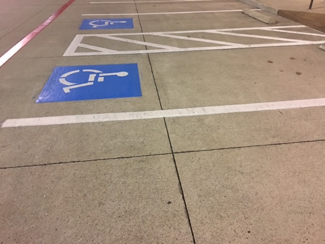 Parking Lot Striping Clearly Marked in Wylie